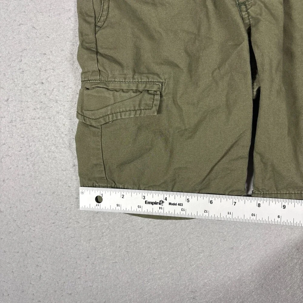 Boy’s Size S 6-7 Old Navy Green Elastic Waist Pull On Summer Cargo Shorts